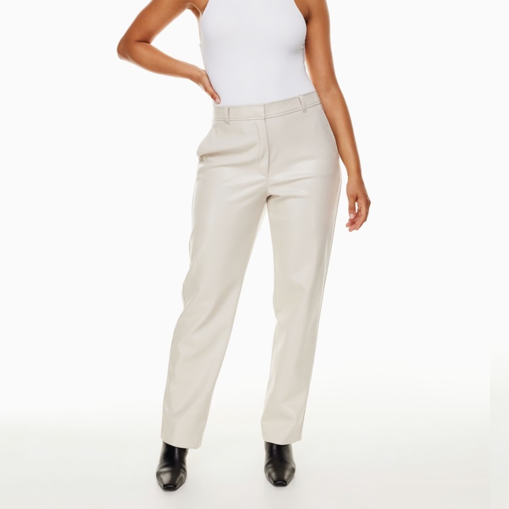 Aritzia Babaton Command Pant in Matte Pearl